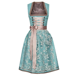 Damen Stilvoll Oktoberfest Dirndl Kleid in Grün