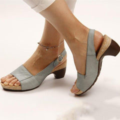 Malu® | Gesunde Schrittsandalen in Grau