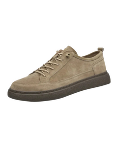 Wildleder Turnschuhe in Kamel