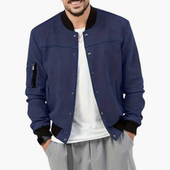 Nils | Stylische Bomberjacke für Herren in Marineblau