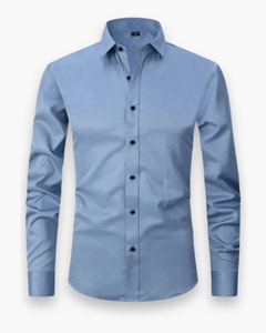 Herren Atmungsaktives Shirt | Lange Ärmel in Hellblau