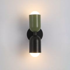 Brillant - Wandlampe im Dänischen Stil in Schwarz+Grün