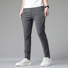 Nariko | Premium Stretch-Alltagshose in Grau
