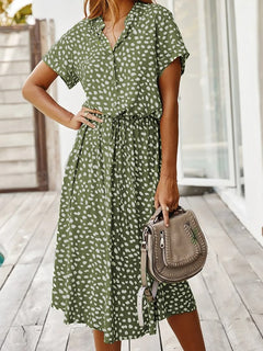 Sophia - Schickes bequemes Kleid in Grün