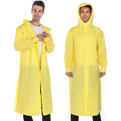 Luca - Erleben Sie Komfort im Regen mit dieser Unisex-Regenjacke in Gelb