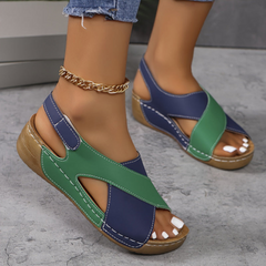 Damen Atmungsaktive Sandalen | Stylisch und Bequem für Sommerschuhe in Grün