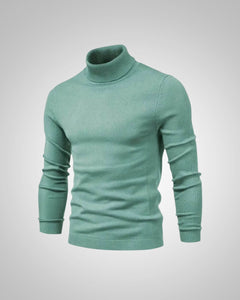George | Herren Slim Fit Rollkragenpullover in Hell Grün