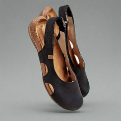 Rosbunda | Orthopädische Komfort-Sandalen für aktive Tage in Schwarz