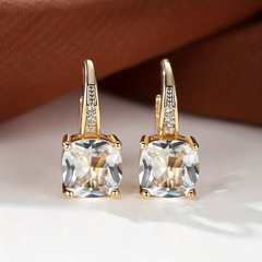 Sabine - Farbenspiel-Creolen in Diamant