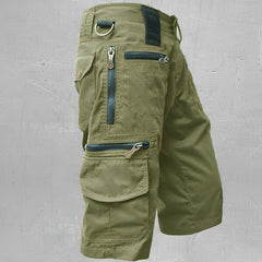Karl - Outdoor-Shorts für Herren mit vielen Taschen in Hellgrün