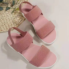 Orthopodiatrie - Orthopädische Wedge-Hill-Sandalen in Rosa