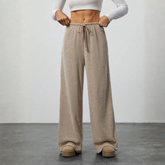 Bianca | Stylishe Lila Loungepants für Damen in Oat