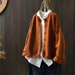 MILA | MODERNER STRICK-STYLE in Orange