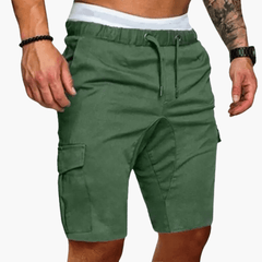Cargoshorts mit Taschen für Herren – bequem & sommerlich in Grün