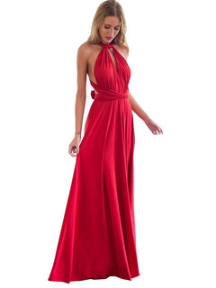 Serene - Umwandelbares Maxikleid in Rot