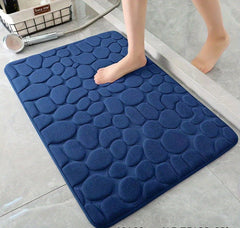 AquaGuard Absorbierende Badezimmermatte in Marineblau