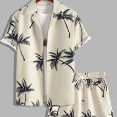 Frank | Herren Tropical Sommerhemd Set in Beige