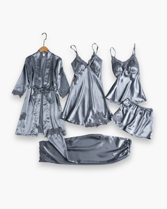 Damen Elegantes Schlafanzug Set | Komfortabel und Stilvoll in Hellblau