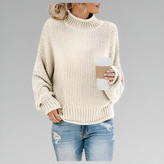 Amy | Klassischer Pullover in Weiß