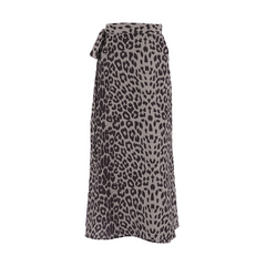 Regina - Rock mit hoher Taille und Leopardenmuster in Leopardenmuster