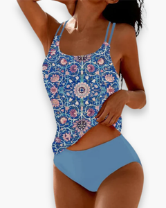 Damen Elegante Bademode | Komfortabel Bikini und Badeanzug in Blau
