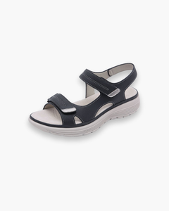 Damen Porty Sandalen | Bequem in Schwarz