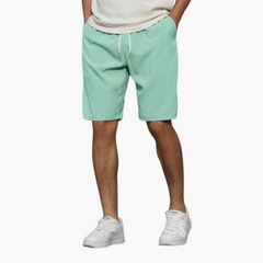 Bequeme Shorts mit Kordelzug für Herren - Freizeitmode in Hellgrün
