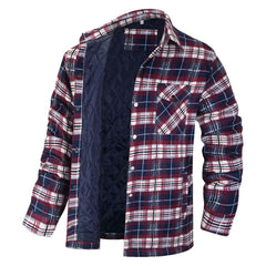 Bjørn - Holzfällerjacke - Karierte Jacke in Rot