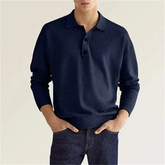 Bernardo | Klassisches Polohemd in Blau