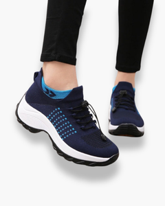 Damen Bequeme Sportliche Sneaker | Komfortabel in Blau