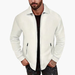 Niklas | Stylische Übergangsjacke für Herren in Weiß