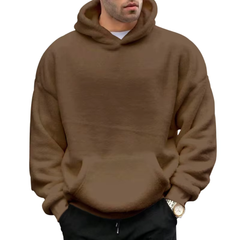LYON – Der flauschige Unisex-Hoodie für den Herbst in Braun
