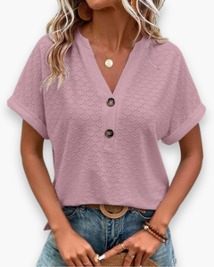 Damen Elegantes Oberteil | Vielseitig Und Stilvoll in Rosa