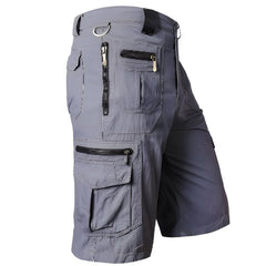 Karl - Outdoor-Shorts für Herren mit vielen Taschen in Dunkelgrau