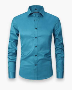 Herren Atmungsaktives Shirt | Lange Ärmel in Türkis
