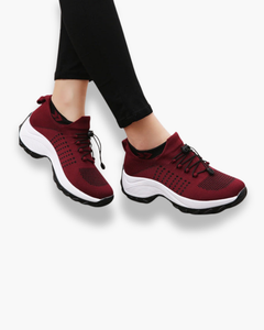 Damen Bequeme Sportliche Sneaker | Komfortabel in Rot