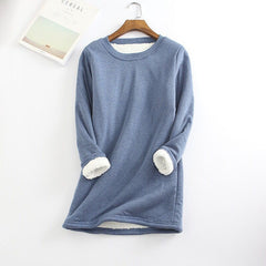 Astrid - Damen-Fleece-Pullover in Blau