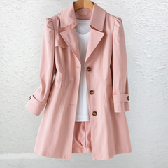 Maliah - Ganzjahres-Trenchcoat in Rosa
