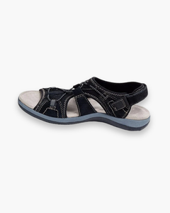 Damen Weiche Verstellbare Sandalen | Sicher in Schwarz