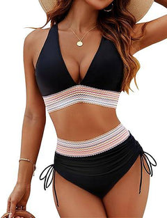 Stilsicher und bequeme korrigierende Bikini für Frauen in Schwarz