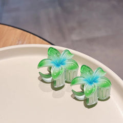 Micara - Blumenklammern - Haarschmuck in Grün
