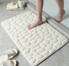 AquaGuard Absorbierende Badezimmermatte in Weiß
