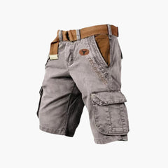 Anton | Cargo-Shorts mit 6 Taschen in Aprikose