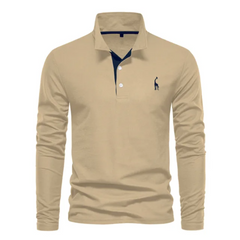 Nathaniel - Herren Bequeme Polo Hemd | Lässig in Khaki