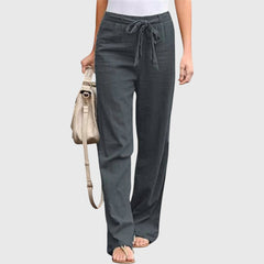 Elena | Moderne leichte Damenhose stilvoll in Grau