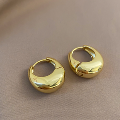 Micara - Chunky Dangles - Ohrringe in Gold