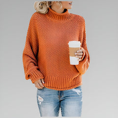 Amy | Klassischer Pullover in Orange