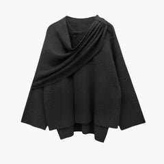 Mara | Viral Cape Mantel in Braun