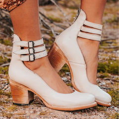 Nariko | Elegante Stiefel in Weiß