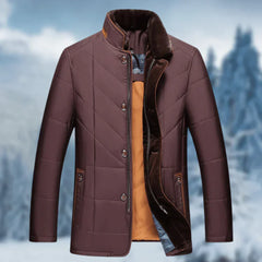 Adler - Hochwertige Winterjacke für Männer in Rot